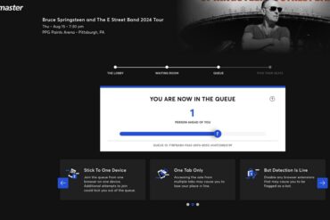 Ticketmaster queue