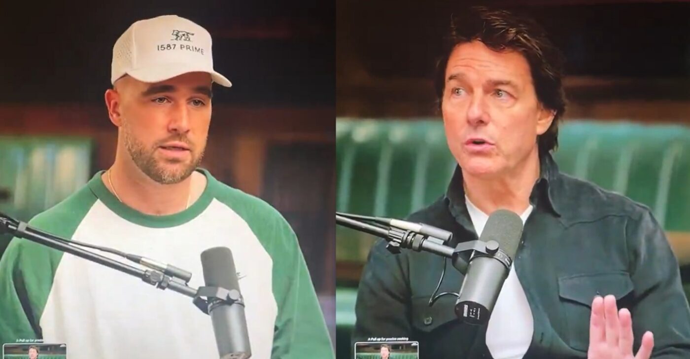 Travis Kelce Gets Roasted For “Hell Yeah” Reaction To Tom Cruise’s Complex Film Explanation