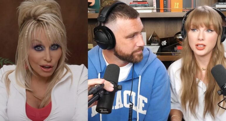 Dolly Parton Travis Kelce Taylor Swift