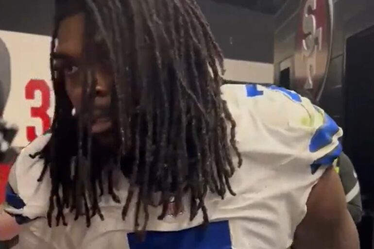 Diggs Cowboys locker room