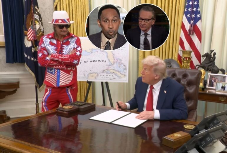 Kid Rock Donald Trump Bill Maher Stephen A. Smith