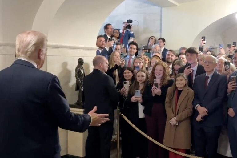 Donald Trump White House tour