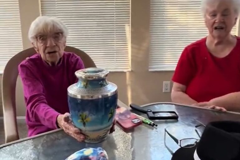 Lady with urn