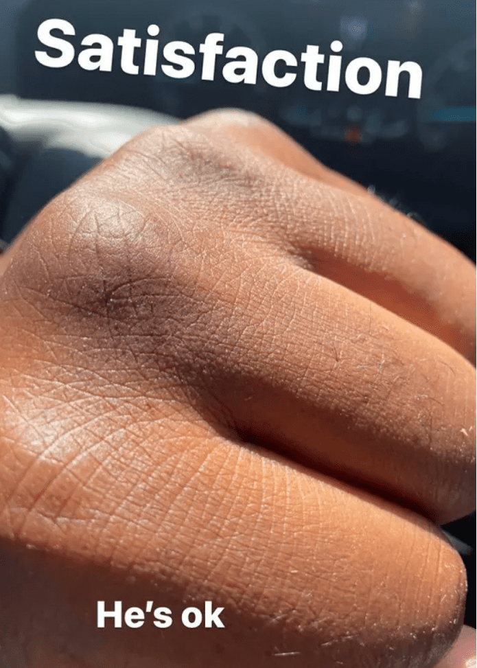 A close up of a person's hand