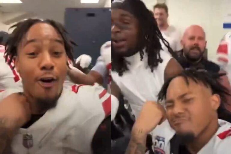 Wandale Right giants locker room