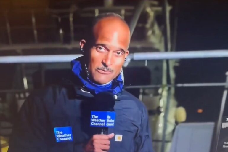 Weather Channel reporter