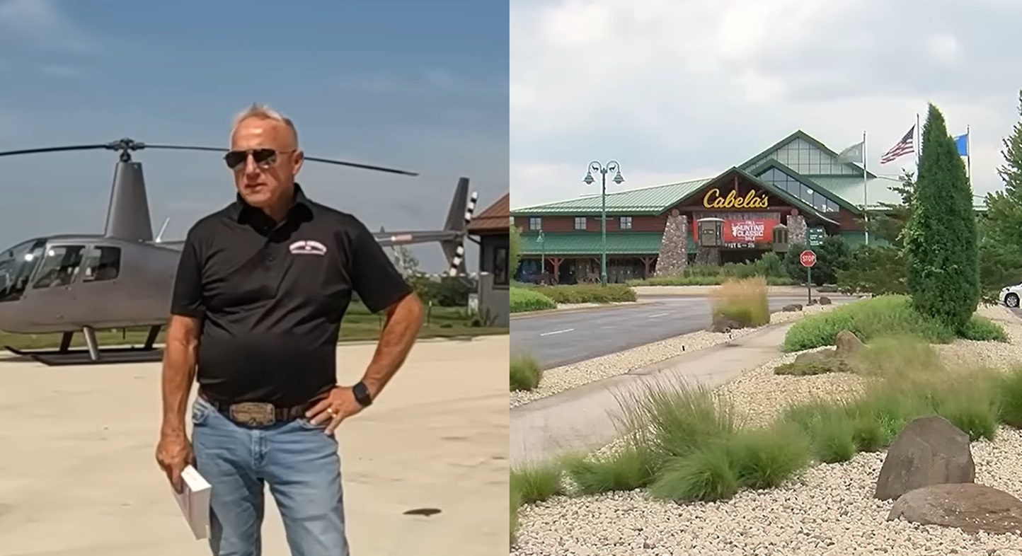 Police Called After Wisconsin Man Lands A Helicopter In Cabela’s Parking Lot Bec...