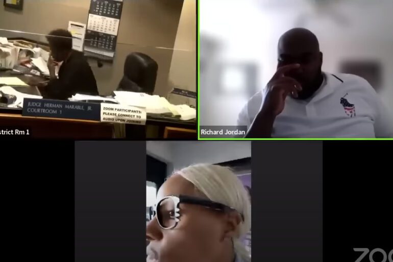 A man talking on a cell phone