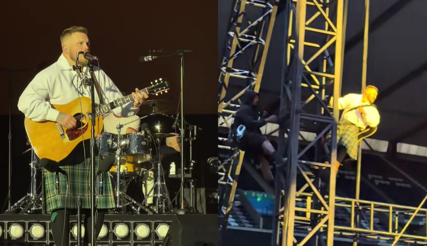 Zach Bryan Fires Up Scottish Crowd With Bagpipes & A Kilt During Electric Encore Performance Of “Revival”