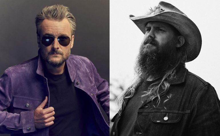 Eric Church, Chris Stapleton are posing for a picture