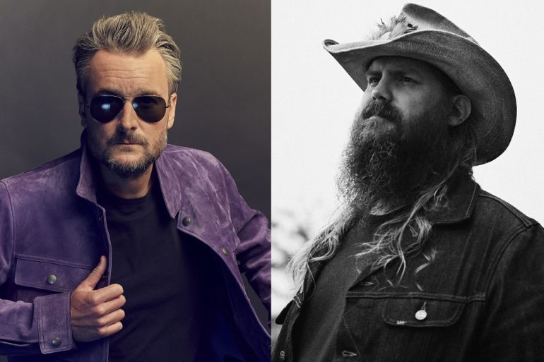 Eric Church, Chris Stapleton are posing for a picture