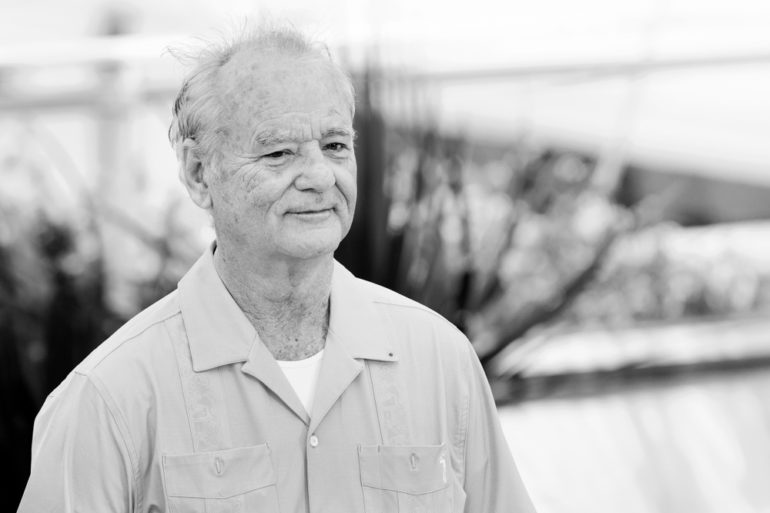Bill Murray in a white shirt