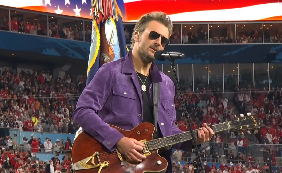 Eric Church Wanted His Super Bowl National Anthem Performance With Jazmine Sullivan To Be A Unifying Moment For The Country