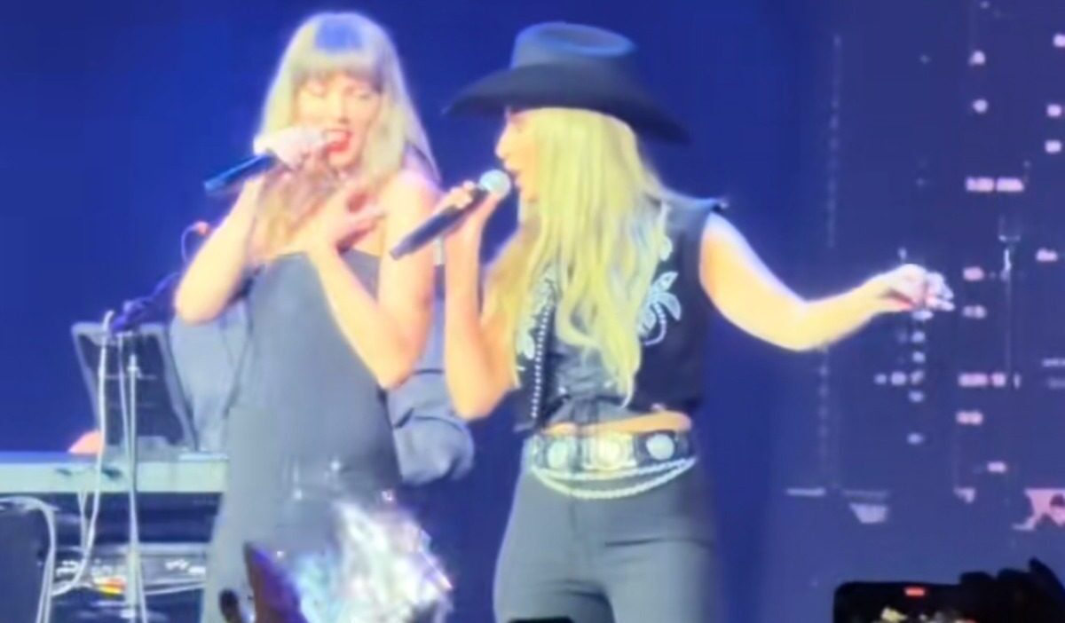Lainey Wilson Brings Out Taylor Swift For Surprise Performance Of “Love Story” At Tight End University Concert