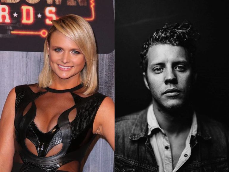 Anderson East, Miranda Lambert are posing for a picture