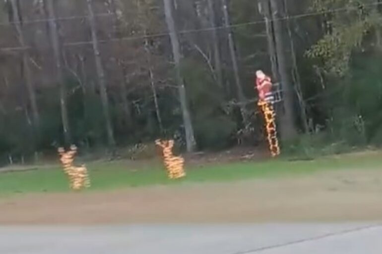 Santa Christmas decorations
