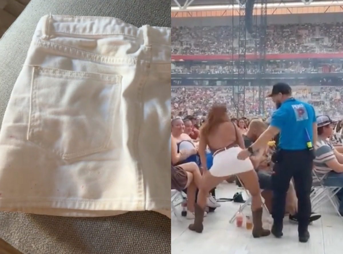 Viral Woman Who Was Kicked Out Of Luke Combs’ Concert For “Dancing Too Hard” Is Selling Her Skirt For $250